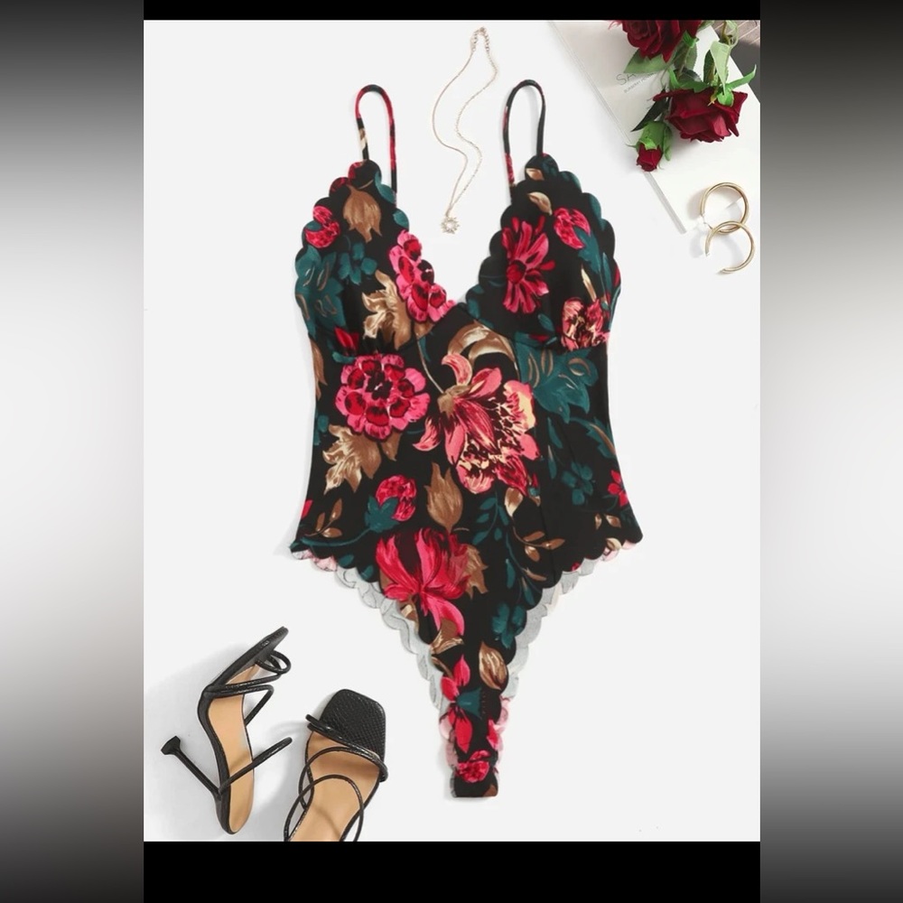 Floral bodysuit
